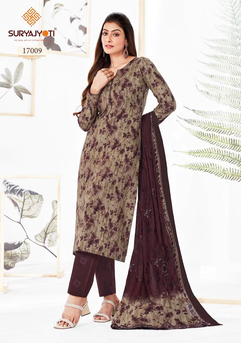 Zion Cotton Vol 17 By Suryajyoti Cotton Printed Readymade Dress Wholesale Shop In Surat
